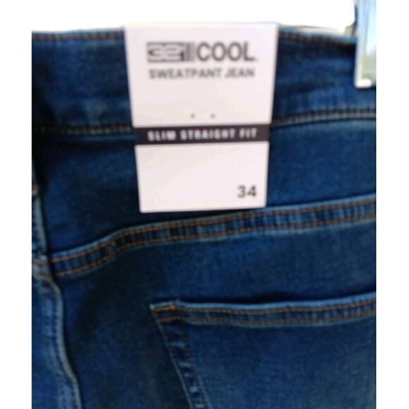32‎ Degrees Men’s Pants 34x30 NWT Regular Fit Stretch Soft Touch Blue - Picture 5 of 7